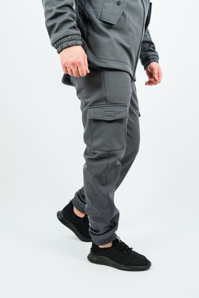 Брюки карго мужские Софтшелл (Softshell) на микрофлисе 3206128 фото