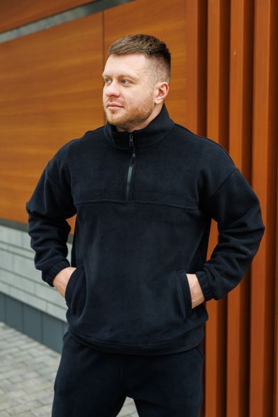 Мужской спортивный костюм Polar из хлопка на флисе 3DOU17 фото