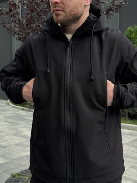 Чоловічий костюм Softshell (Софтшелл) на мікрофлісі з вологозахистом QFUM6 фото