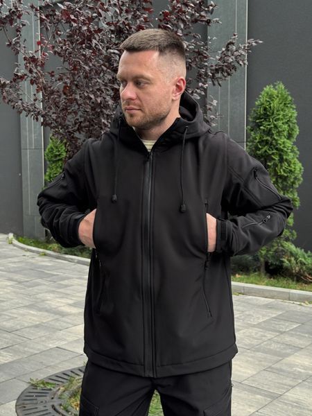 Чоловічий костюм Softshell (Софтшелл) на мікрофлісі з вологозахистом QFUM6 фото