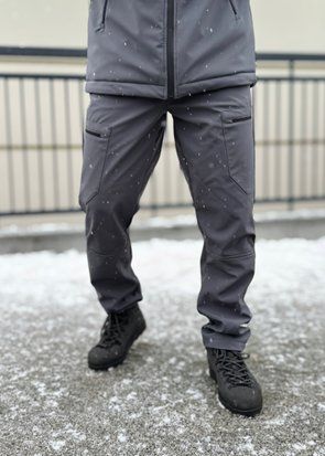 Чоловічі утеплені брюки Trek із Softshell (Софтшелл) з флісом 845824 фото
