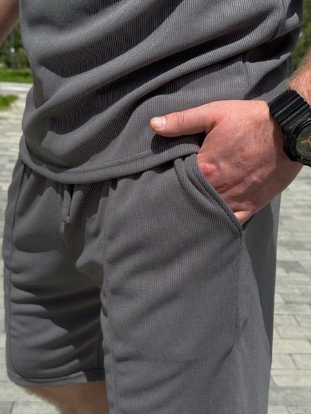 Мужской летний комплект, футболка + шорты из турецкого хлопка sfml5-3xl фото